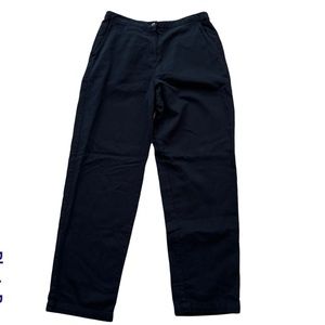 Eileen Fisher Black Side Elastic Slim Pant M